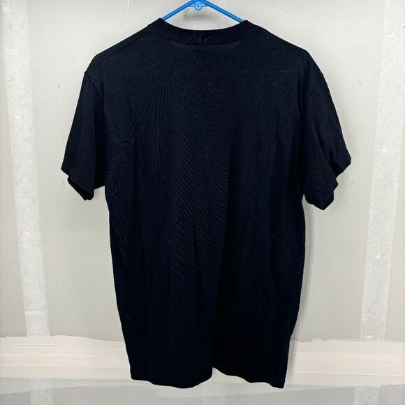 Mafia Little Italy New York City Vintage T Shirt Medium Black Cotton Y2K EUC - Picture 5 of 5